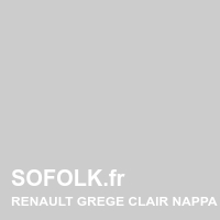 Teinte si&egrave;ge cuir RENAULT