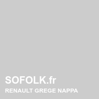Teinte si&egrave;ge cuir RENAULT