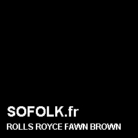 Teinte siège cuir ROLLS ROYCE